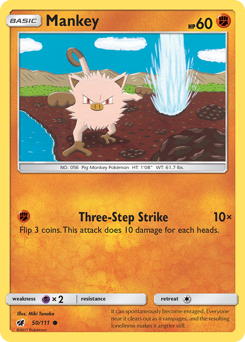 Mankey #050/111 Common / Crimson Invasion