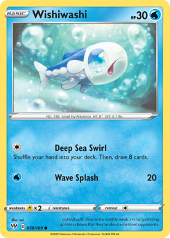 Wishiwashi #050/189 Common / Darkness Ablaze