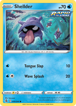 Shellder #050/264 Common (Reverse Holofoil) / Fusion Strike