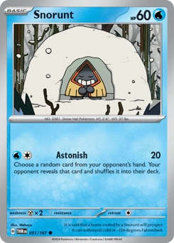 Snorunt #051/167 Common / Twilight Masquerade