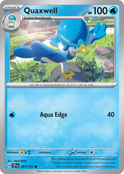 Quaxwell #051/191 Common (Reverse Holofoil) / Surging Sparks