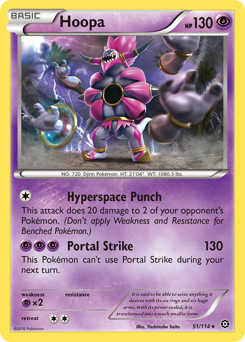Hoopa #051/114 Rare (Reverse Holofoil) / Steam Siege