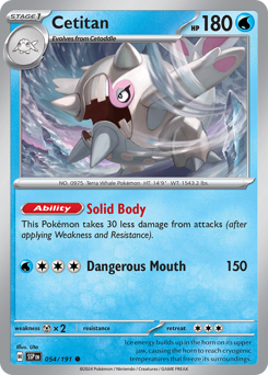 Cetitan #054/191 Common (Reverse Holofoil) / Surging Sparks