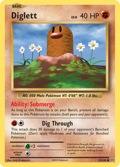 Diglett #055/108 Common / Evolutions