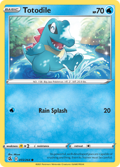 Totodile #055/264 Common (Reverse Holofoil) / Fusion Strike