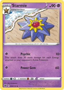 Starmie #055/172 Uncommon / Brilliant Stars
