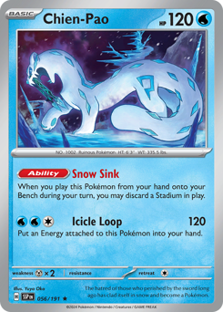 Chien-Pao #056/191 Rare (Holofoil) / Surging Sparks