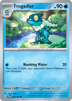 Frogadier #057/167 Common / Twilight Masquerade