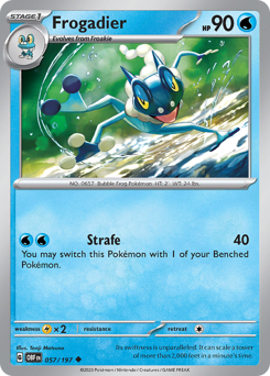 Frogadier #057/197 Uncommon / Obsidian Flames