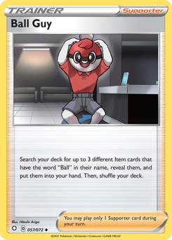 Ball Guy #57/72 Uncommon (Reverse Holofoil) / Shining Fates