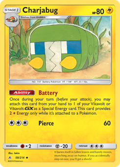 Charjabug #058/214 Uncommon / Unbroken Bonds