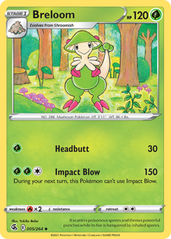 Breloom #005/264 Uncommon / Fusion Strike