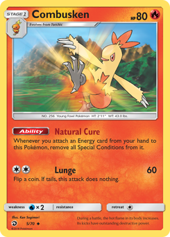 Combusken #05/70 Uncommon / Dragon Majesty