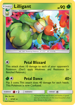 Lilligant #005/145 Rare (Normal) / Guardians Rising