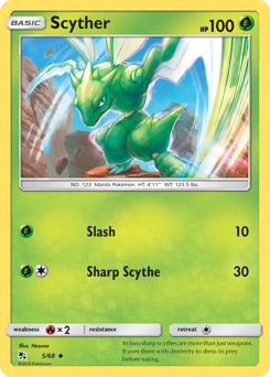 Scyther #05/68 Uncommon / Hidden Fates