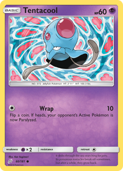 Tentacool #060/181 Common / Team Up