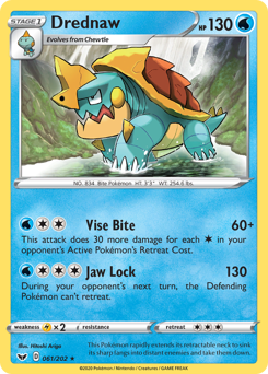 Drednaw #061/202 Rare (Normal) / Sword & Shield