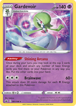 Gardevoir #061/198 Holo Rare (Reverse Holofoil) / Chilling Reign