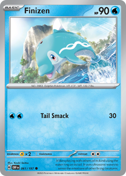 Finizen #061/197 Common (Reverse Holofoil) / Obsidian Flames