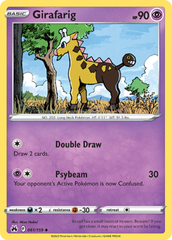 Girafarig #061/159 Uncommon / Crown Zenith