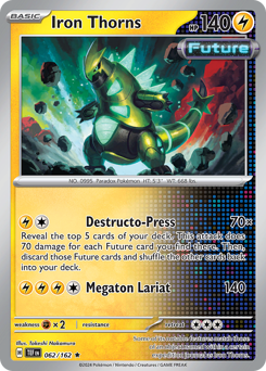 Iron Thorns #062/162 Rare (Holofoil) / Temporal Forces