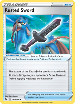 Rusted Sword #62/72 Uncommon (Reverse Holofoil) / Shining Fates