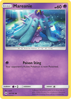 Mareanie #062/149 Common / Sun & Moon