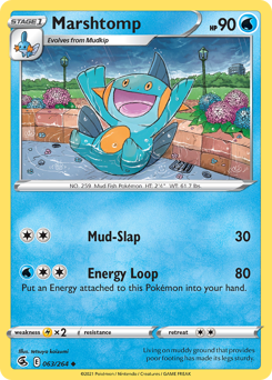 Marshtomp #063/264 Uncommon (Reverse Holofoil) / Fusion Strike