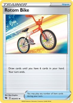 Rotom Bike #63/73 Uncommon (Reverse Holofoil) / Champion's Path