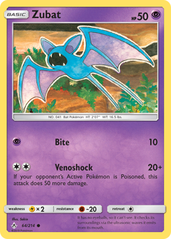Zubat #064/214 Common / Unbroken Bonds