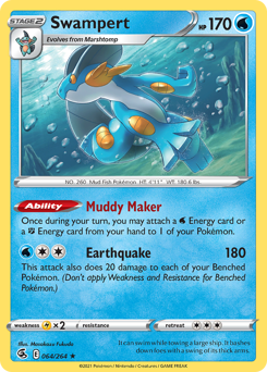 Swampert #064/264 Holo Rare (Holofoil) / Fusion Strike