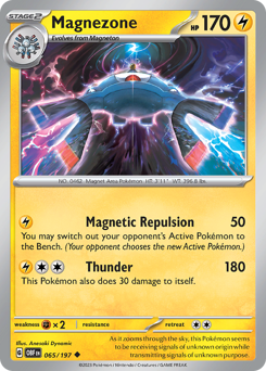 Magnezone #065/197 Uncommon (Reverse Holofoil) / Obsidian Flames