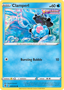 Clamperl #065/264 Common / Fusion Strike