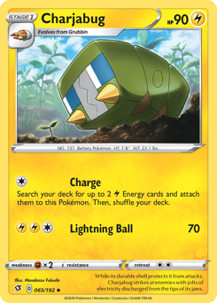 Charjabug #065/192 Uncommon / Rebel Clash