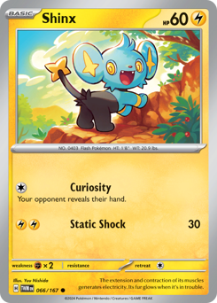 Shinx #066/167 Common (Reverse Holofoil) / Twilight Masquerade