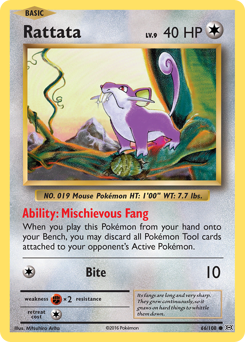 Rattata #066/108 Common (Reverse Holofoil) / Evolutions