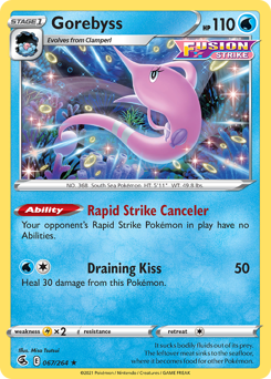 Gorebyss #067/264 Rare (Normal) / Fusion Strike