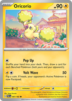Oricorio #067/182 Common (Reverse Holofoil) / Paradox Rift