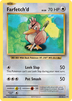 Farfetch'd #068/108 Rare (Reverse Holofoil) / Evolutions