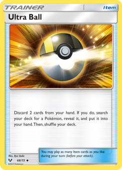 Ultra Ball #68/73 Uncommon / Shining Legends