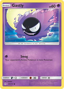 Gastly #068/214 Common (Reverse Holofoil) / Unbroken Bonds