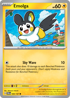 Emolga #069/167 Common / Twilight Masquerade