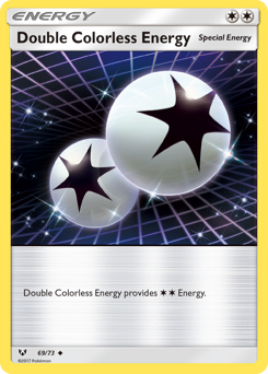 Double Colorless Energy #69/73 Uncommon / Shining Legends