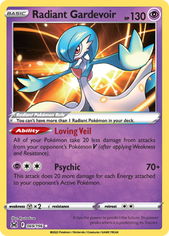 Radiant Gardevoir #069/196 Radiant Rare (Holofoil) / Lost Origin