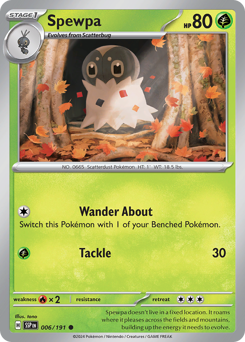 Spewpa #006/191 Common / Surging Sparks