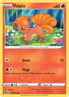 Vulpix #06/73 Common (Reverse Holofoil) / Champion's Path