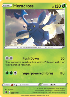 Heracross #006/192 Uncommon / Rebel Clash