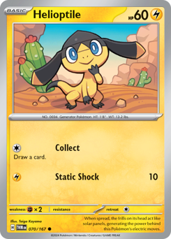Helioptile #070/167 Common / Twilight Masquerade