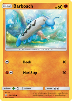 Barboach #070/145 Common (Reverse Holofoil) / Guardians Rising