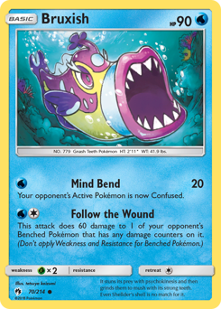 Bruxish #070/214 Common / Lost Thunder